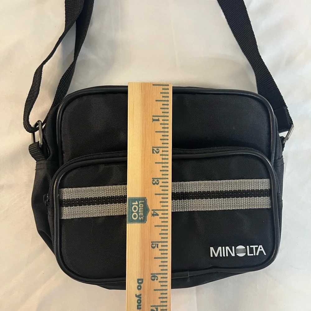 Vintage Retro Minolta Black and Gray Camera Case